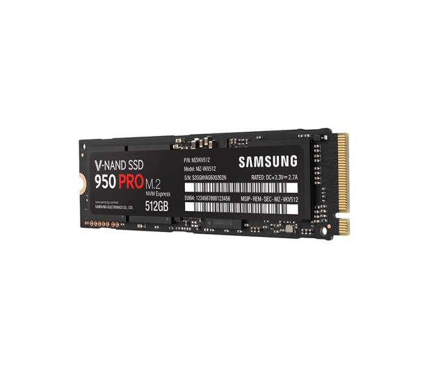Samsung 512GB 1,8'' Seria 950 Pro M.2 2280 nvm - 263886 - zdjęcie 2